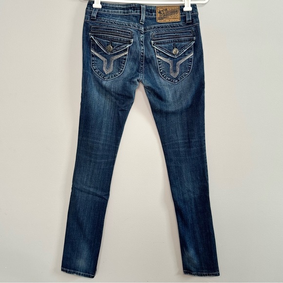 Vigoss Studio | The New York Dark Wash Low Rise Skinny Jean | Size 3/4 - Picture 7 of 14